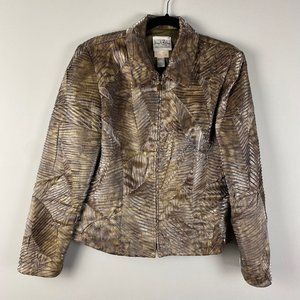 Joseph Ribkoff Metallic Brown Blazer